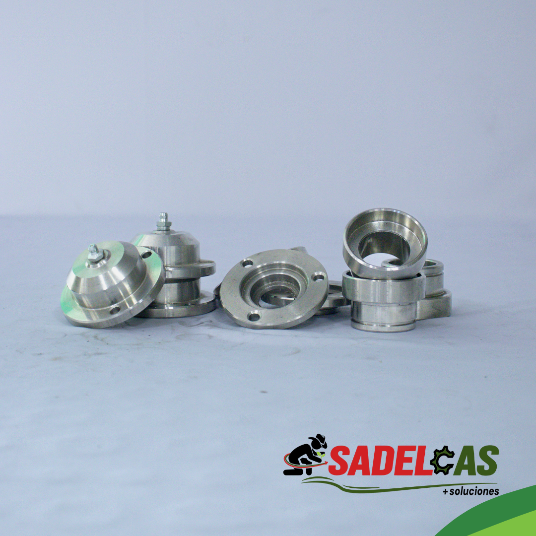 TAPA Y BUJE AGITADOR INOX (INFERIOR - SUPERIOR) (2)